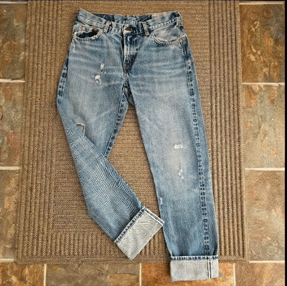 RARE Levi's (1967) 505-0217 Selvedge W/Big E Jeans/Black Bar Tack - Picture 3 of 11